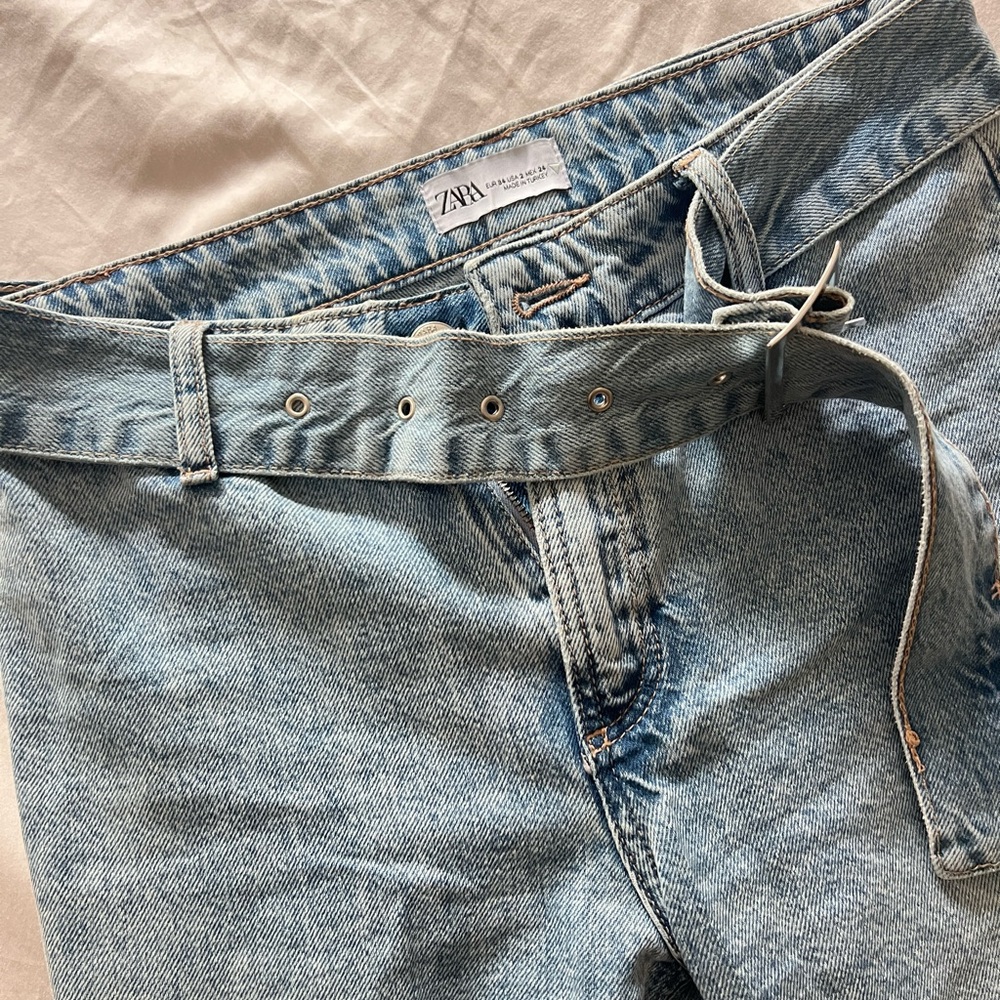 ZARA cargo denim